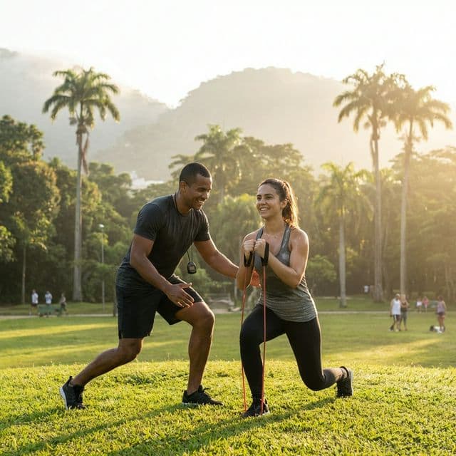 Treino ao ar livre